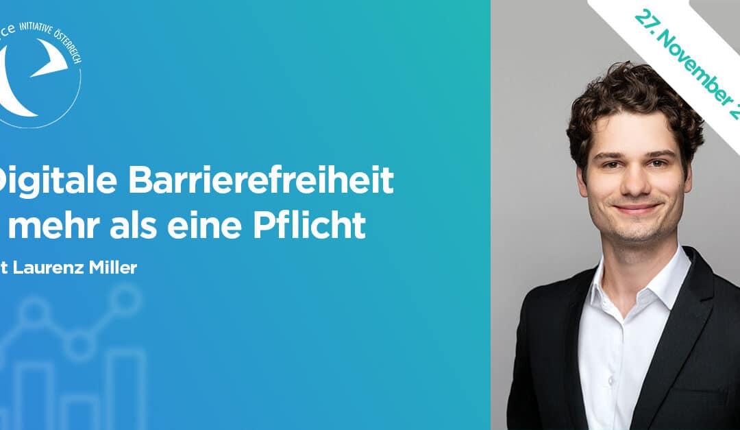 27.11.2025 Digitale Barrierefreiheit – mehr als eine Pflicht