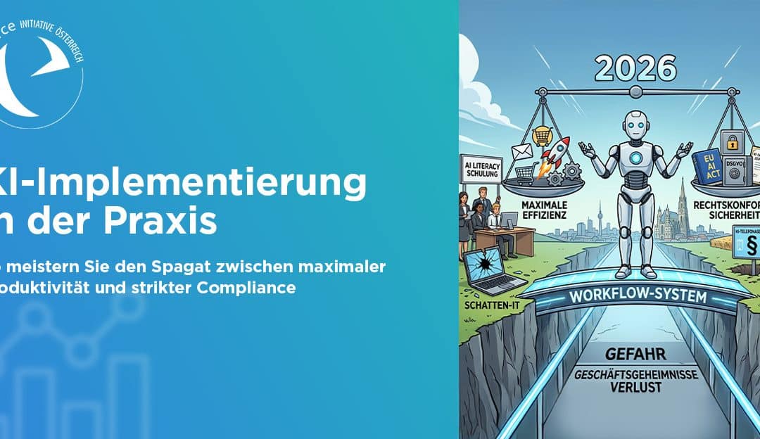 KI-Implementierung in der Praxis: So meistern Sie den Spagat zwischen maximaler Produktivität und strikter Compliance